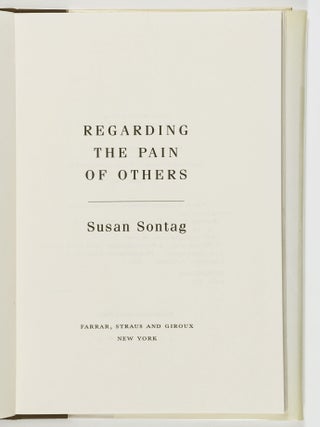 Regarding the Pain of Others