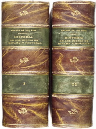 Historia Social Politica y Religiosa de Los Judios de Espana y Portugal (2 Volumes)