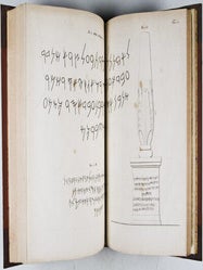 Scripturae Linguaeque Phoeniciae Monumenta Quotquot Supersunt Edita et Inedita ad Autographorum Oprimorumque Exemplorum Fidem Edidit Additisque De Scriptura et Lingua Phoenicum Commentariis (1837) + De Inscriptione Phoenicio-Graeca in Cyrenaica (1825). 2 vols. bound in one.