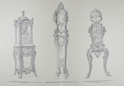 Item #8040 Tafeln zur Geschichte der Möbelformen (Plates on the History of Furniture Styles). Alfred Gotthold Meyer, Richard Graul.