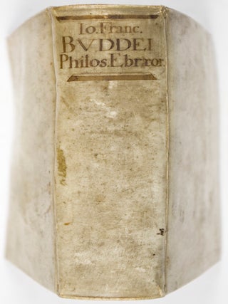 Introductio ad historiam philosophiae Ebraeorum. Accedit dissertatio de haeresi valentiniana