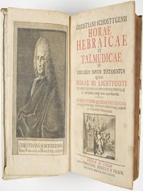 Item #8351 Horae Hebraicae et Talmudicae in universum Novum Testamentum : quibus Horae Jo....