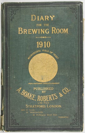 Item #9711 Diary for the Brewing Room. Harold Harman